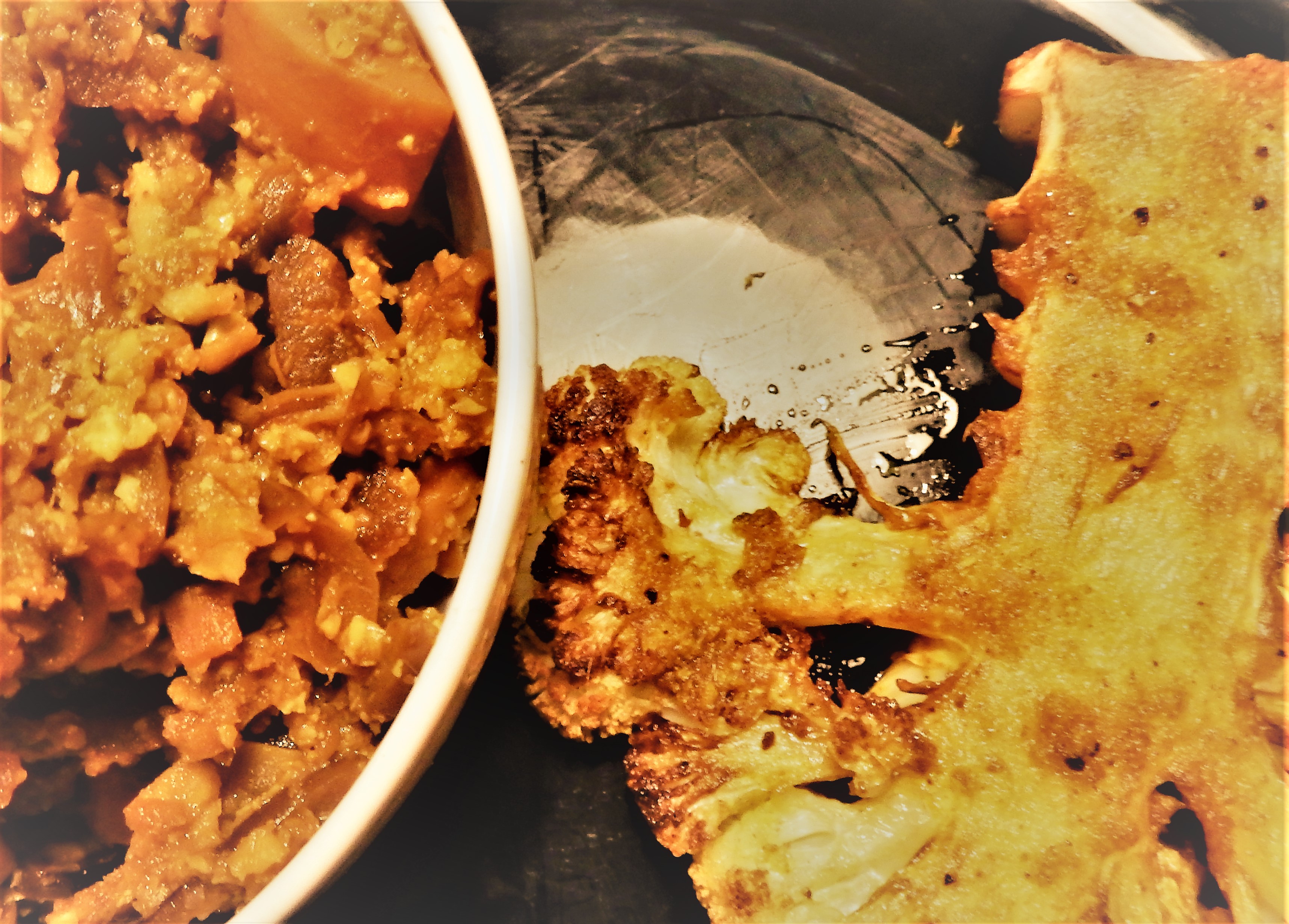 Bloemkool Steak met Rijst