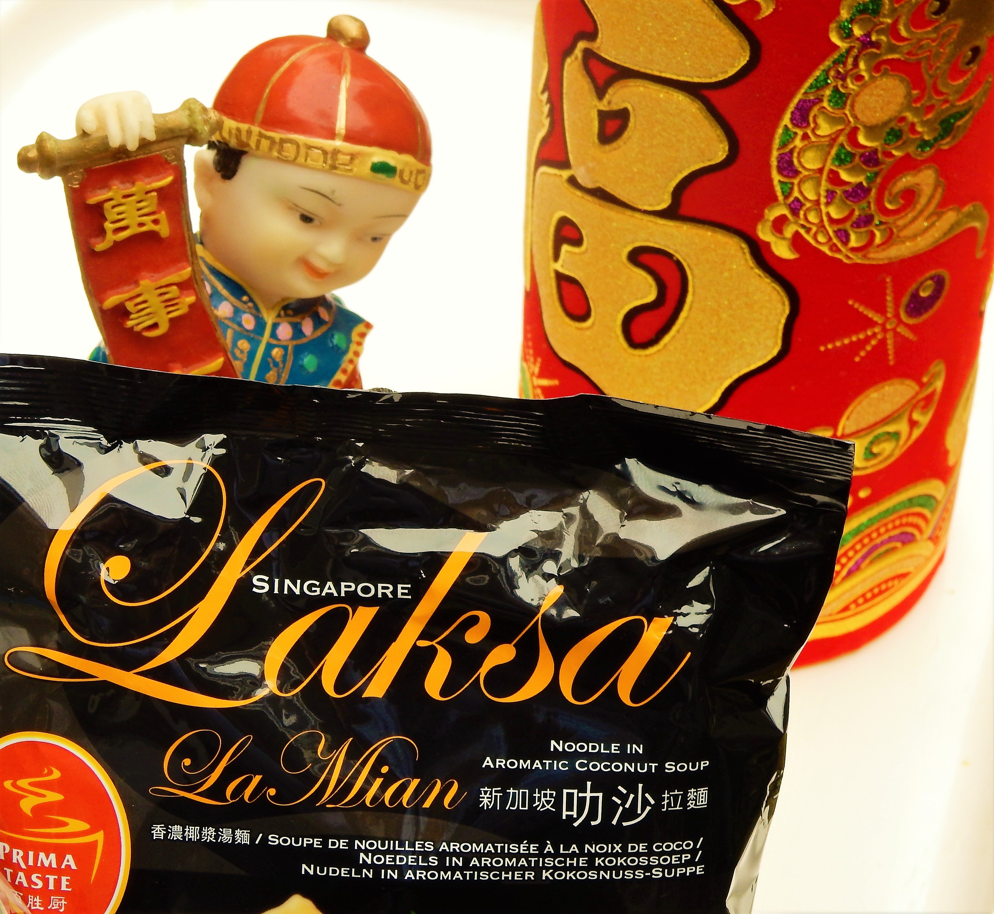 Laksa: hete curry soep