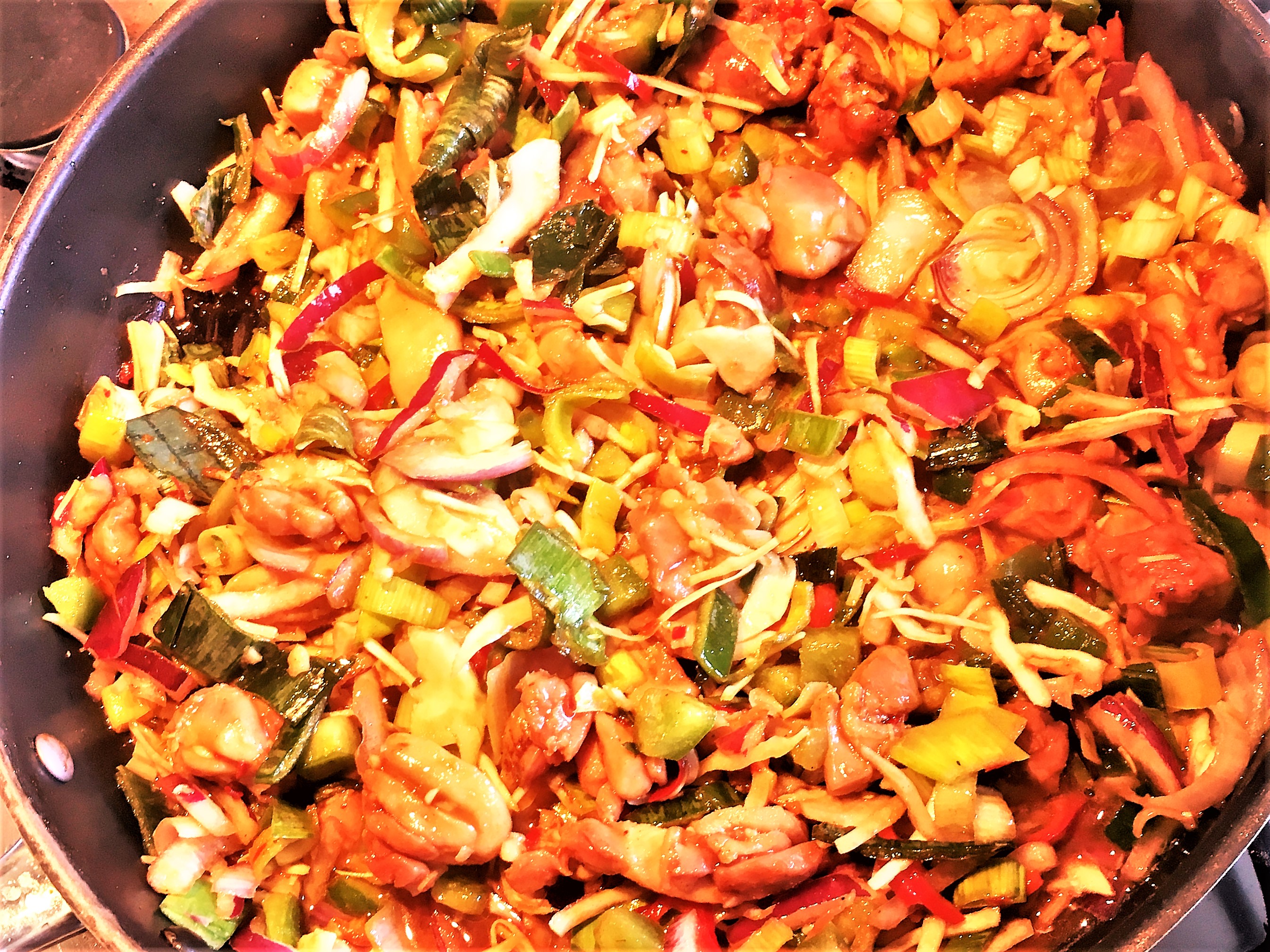 Kip Hoisin met groente