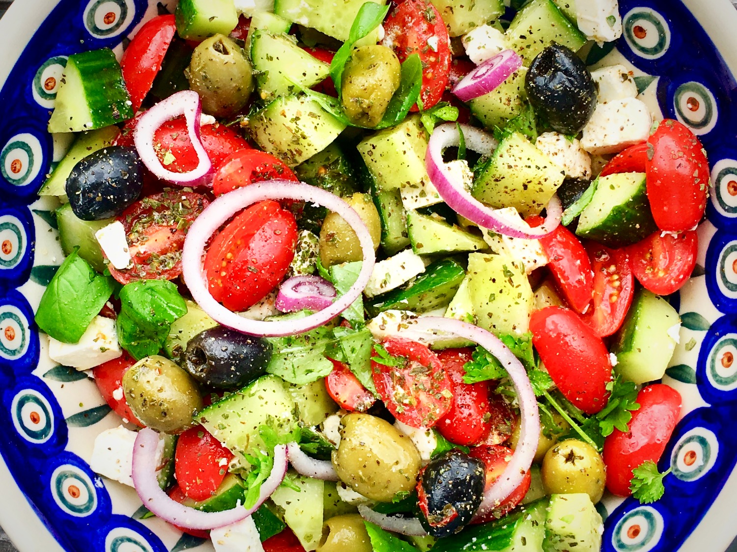 Griekse Salade, horiatiki of goriatiki