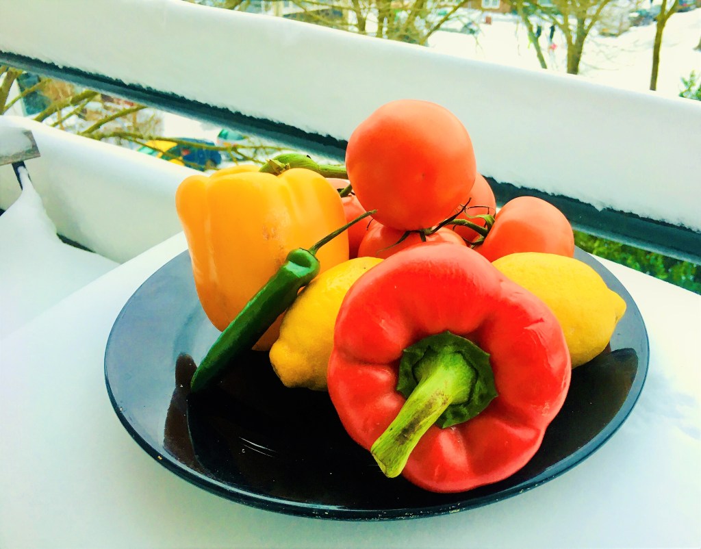 kleuren in groente en fruit